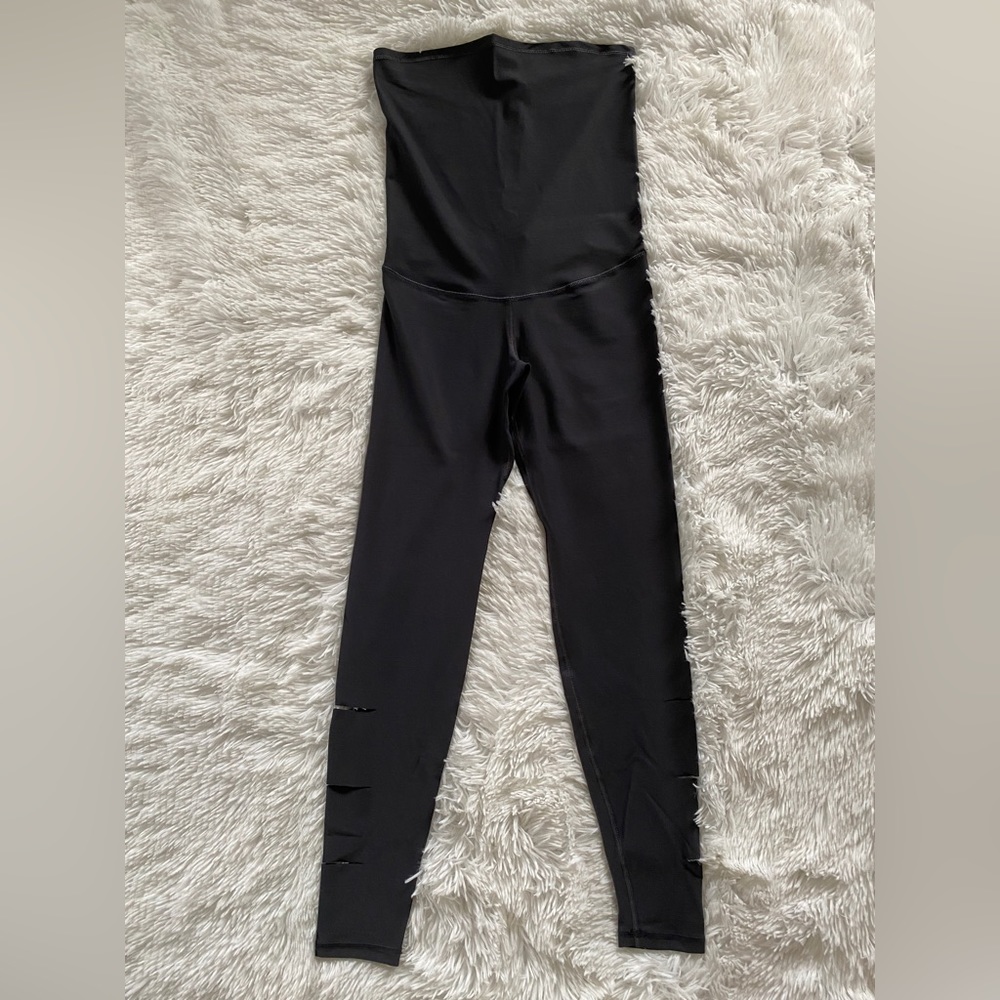 NEW BaoBei Sculpt & Support Maternity Belly Support Leggings - Dark Gray - Small